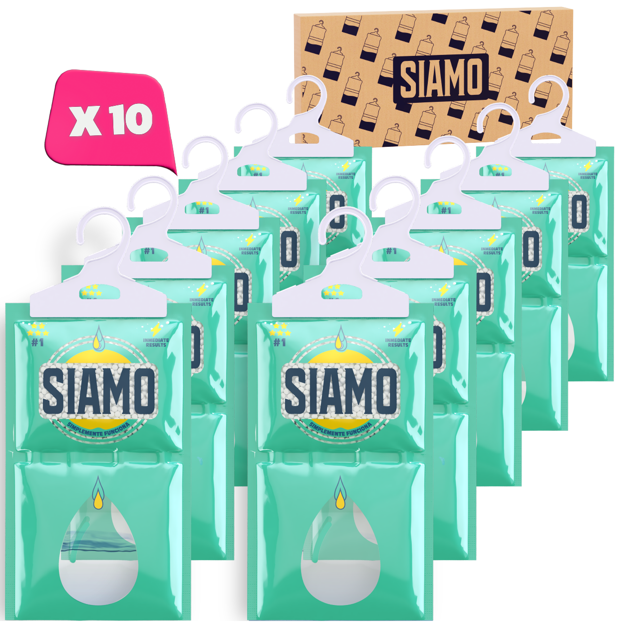 Pack da 5 Buste Antiumidità da 100g